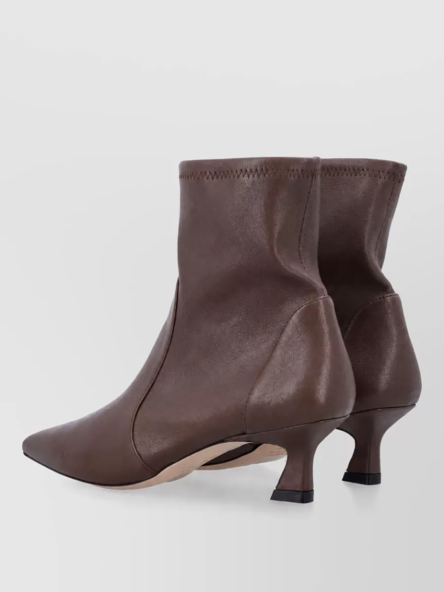 Stuart Weitzman Lamb Leather Ankle Boots