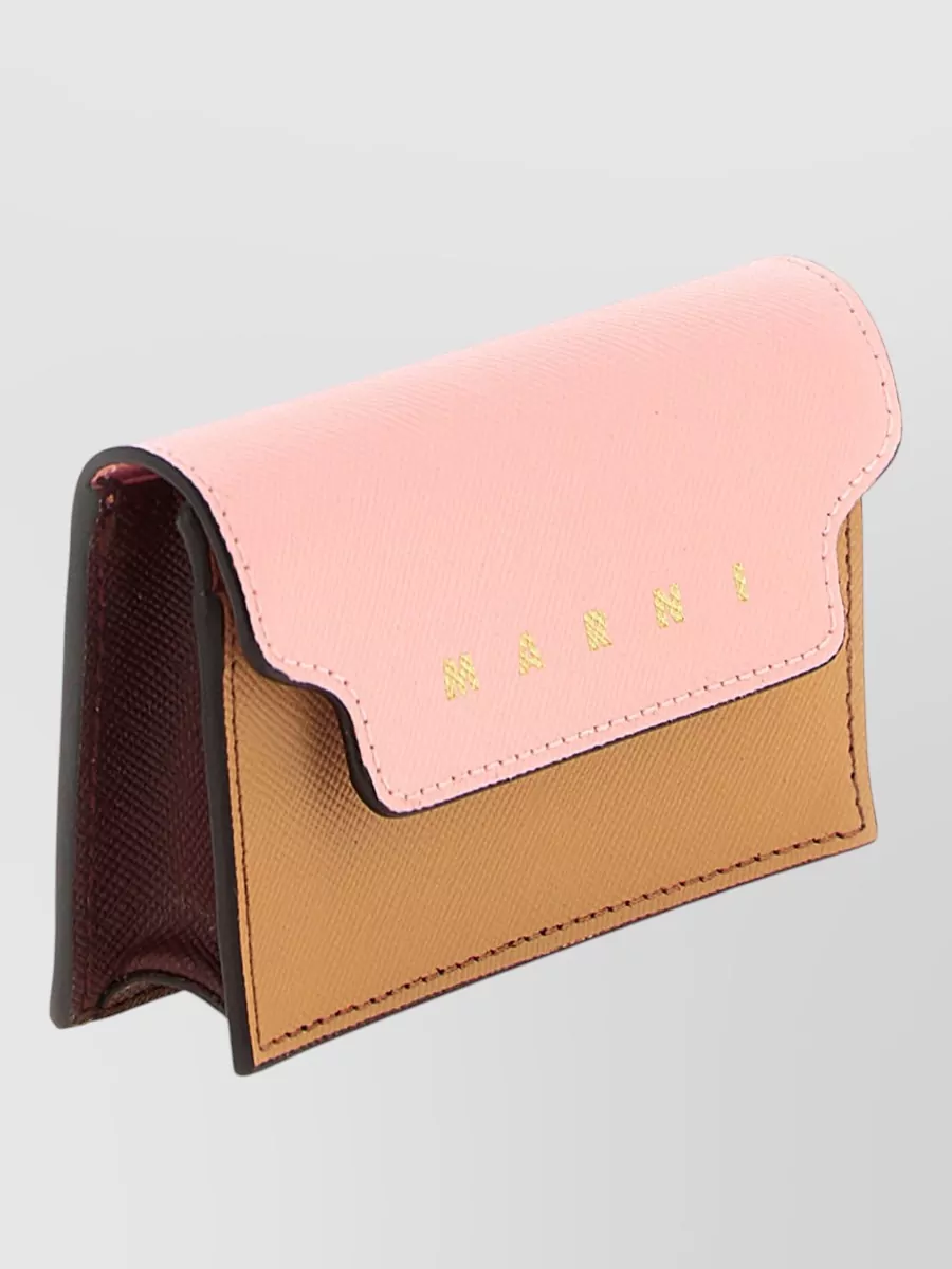 Marni Logo Business Card Case Color Block