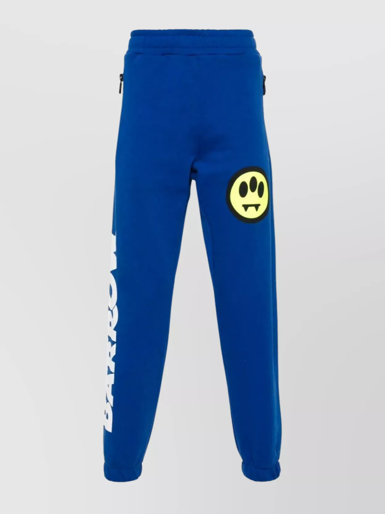 Barrow Logo-print Cotton Track Trousers In Blue