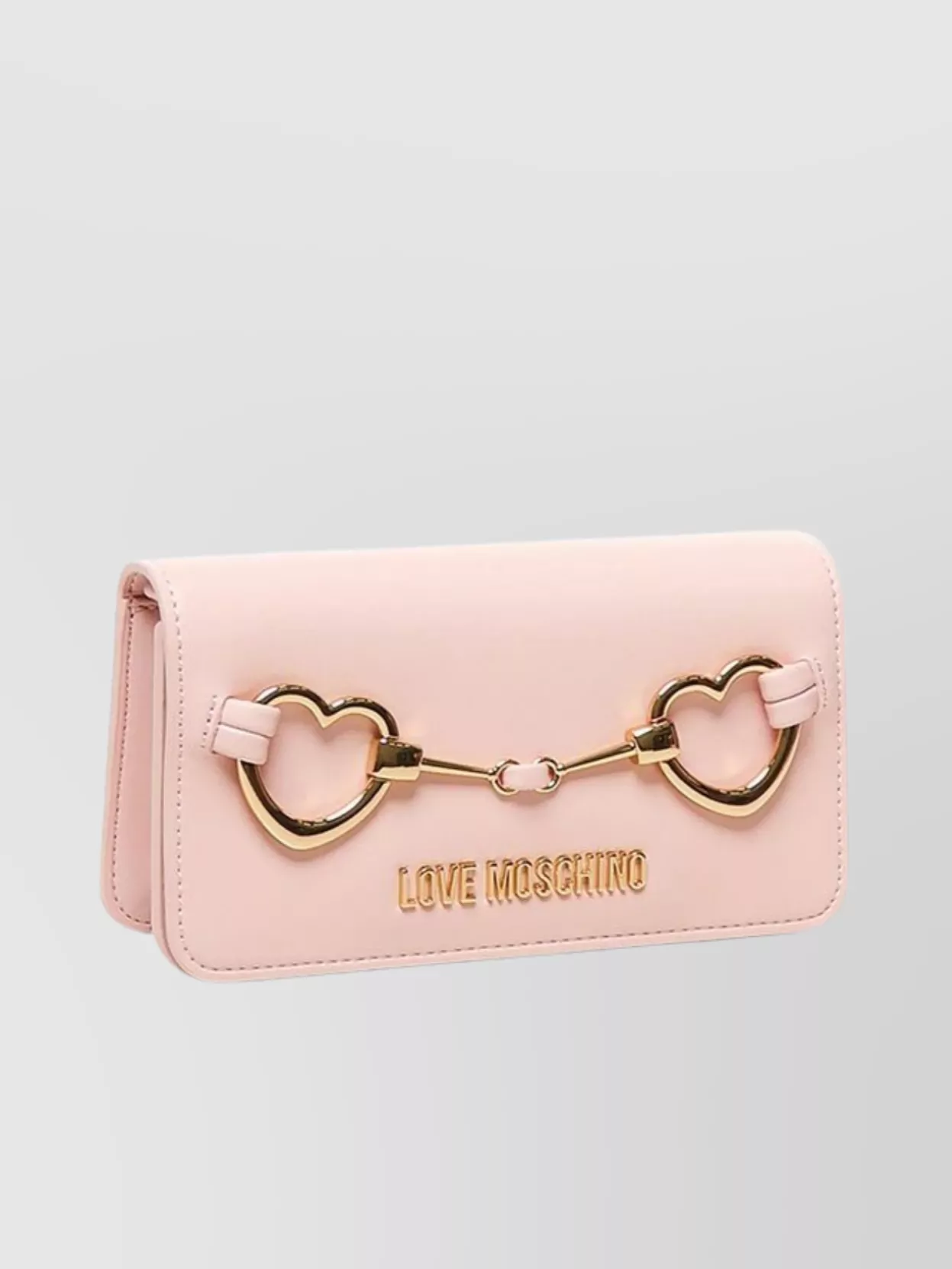 Love Moschino Heart Chain Wallet With Removable Strap