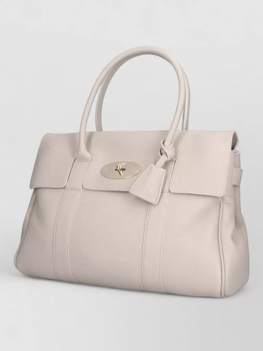Mulberry Leather Tote Bag