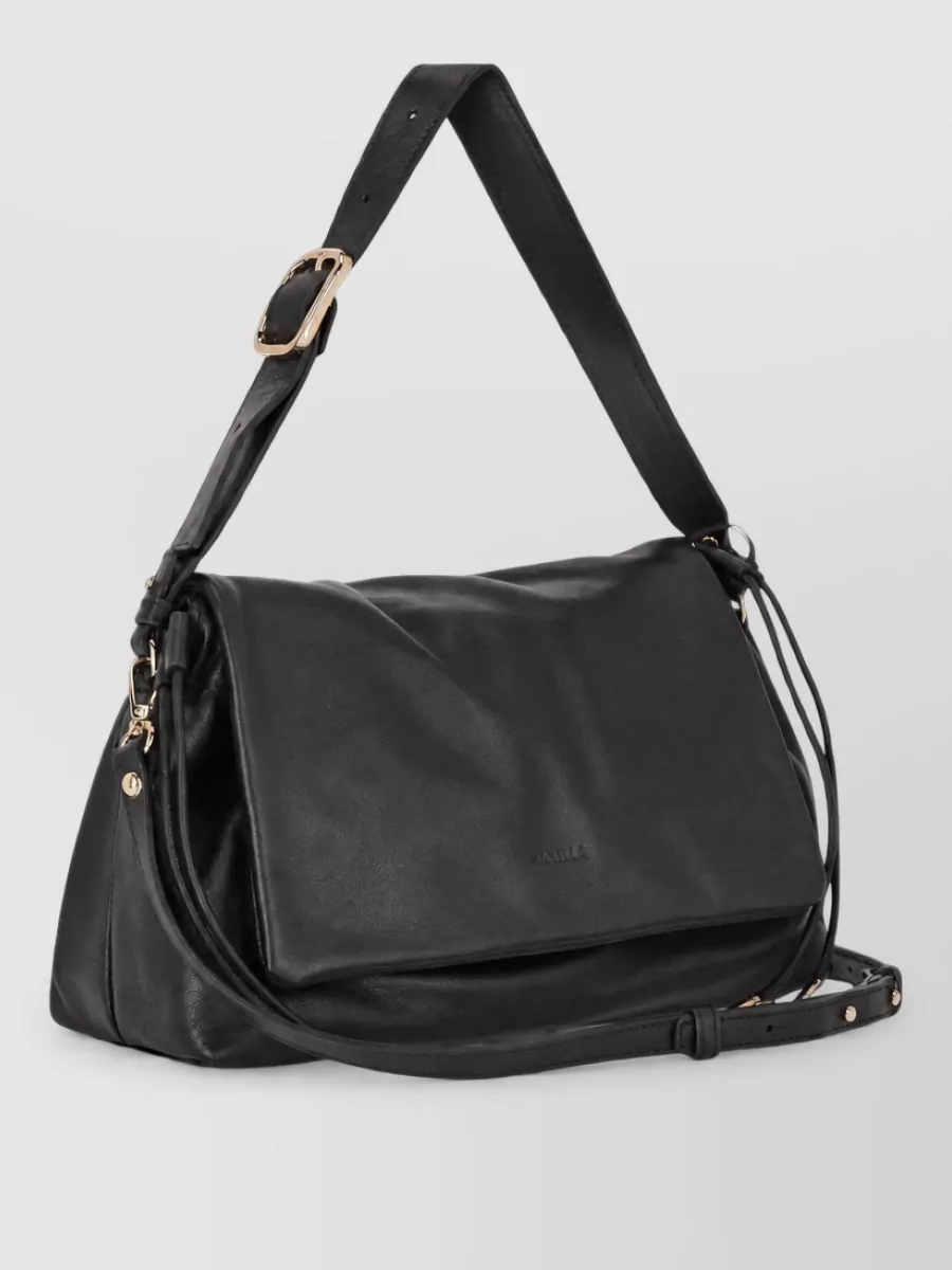 Marella Calf Leather Clutch Bag