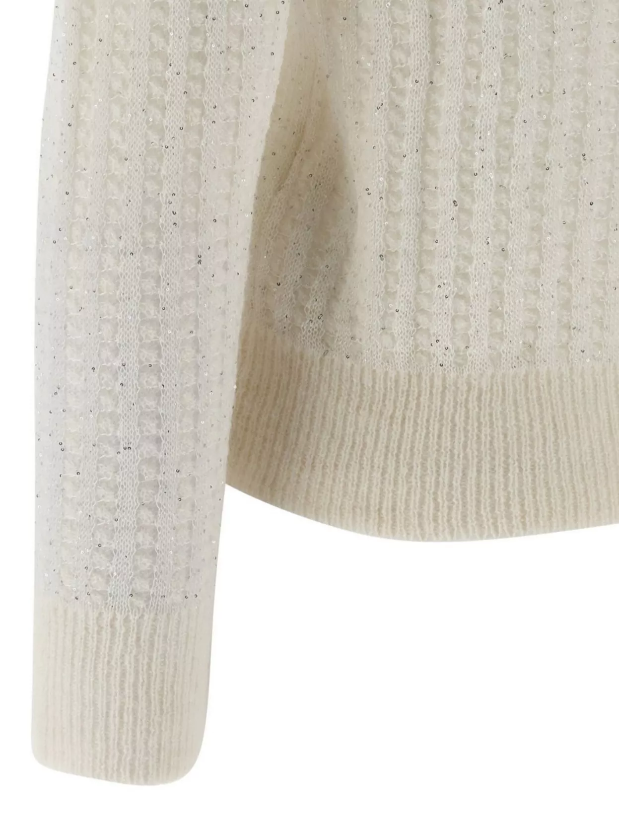 Peserico Tricot Cardigan Sweaters And Cardigans White In White