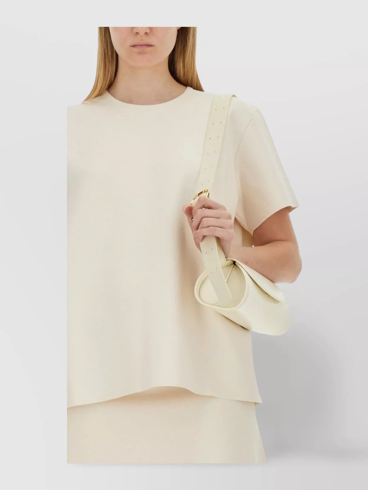 Jil Sander Boxy Fit T-Shirt With Round Neck