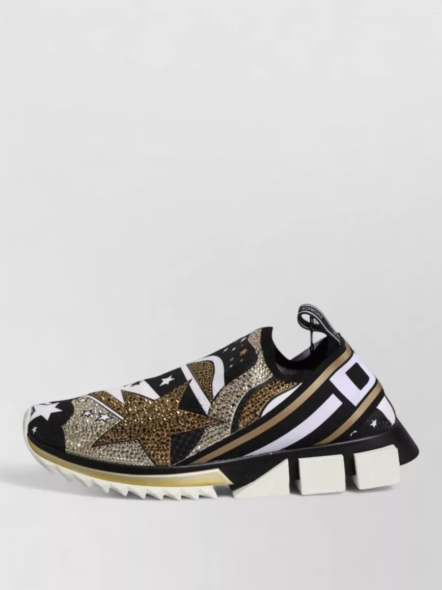Dolce&Gabbana Printed Slip-On Sneakers