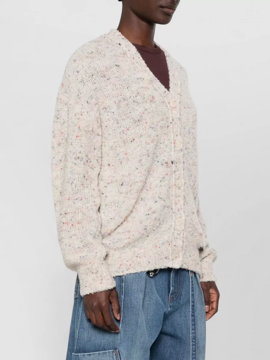 Moschino Bouclé V-Neck Cardigan