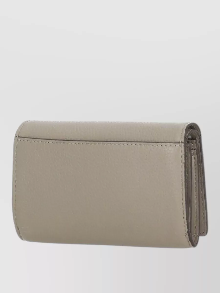 Michael Michael Kors Pebbled Leather Wallet Featuring Rear Welt Pocket
