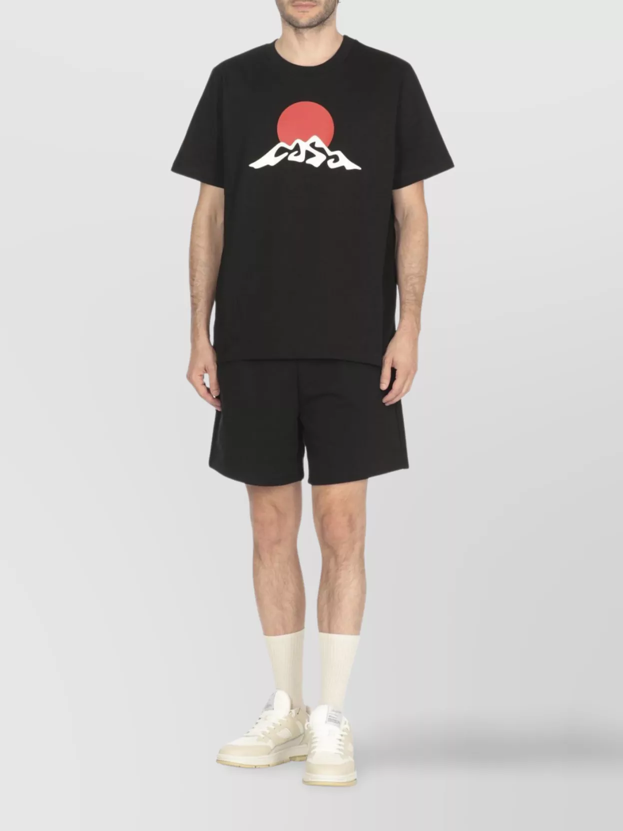 Casablanca Snow Mountain Graphic Print T-Shirt