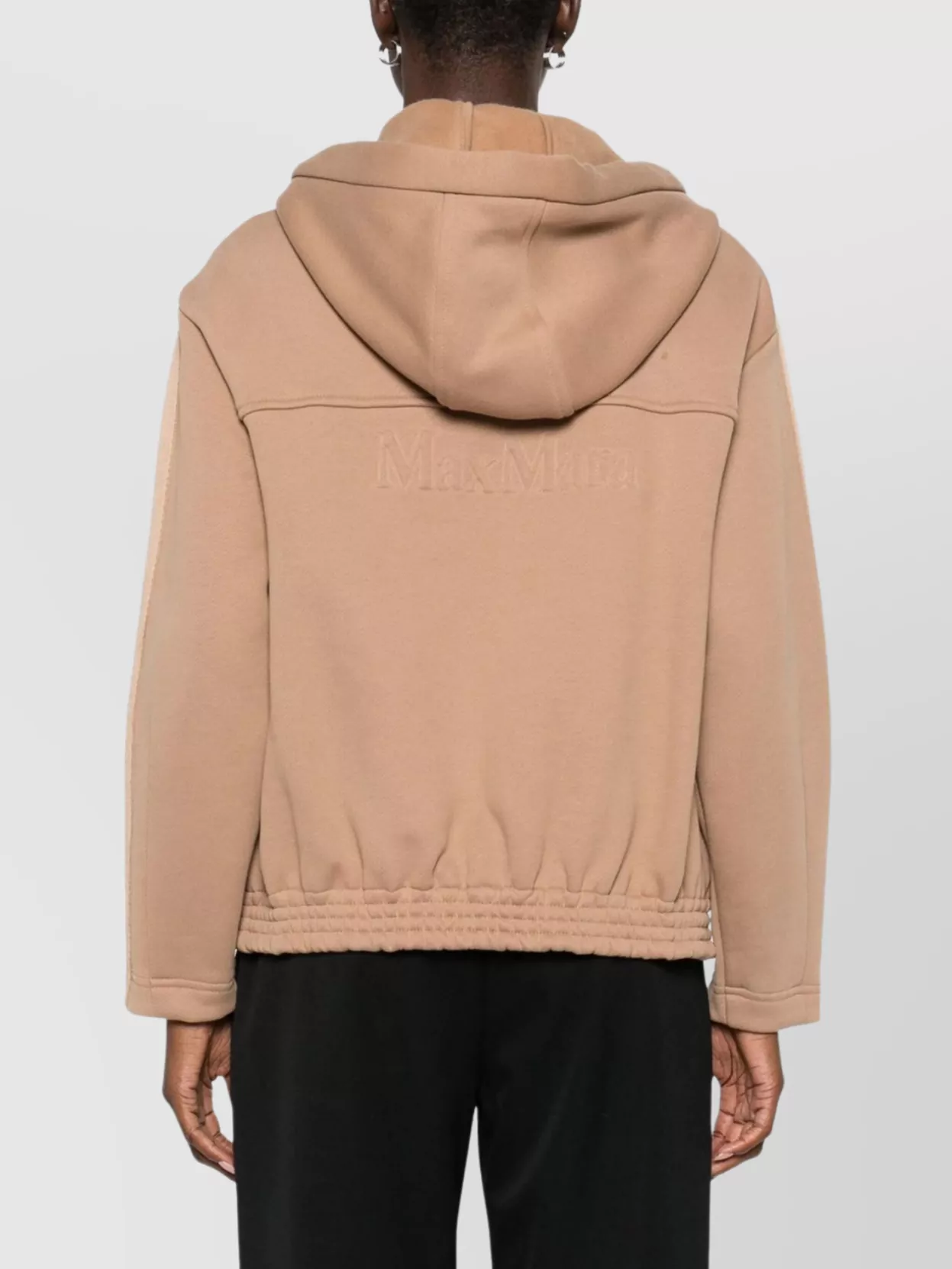 Max Mara Hooded Long Sleeve Sweatshirt And Pockets