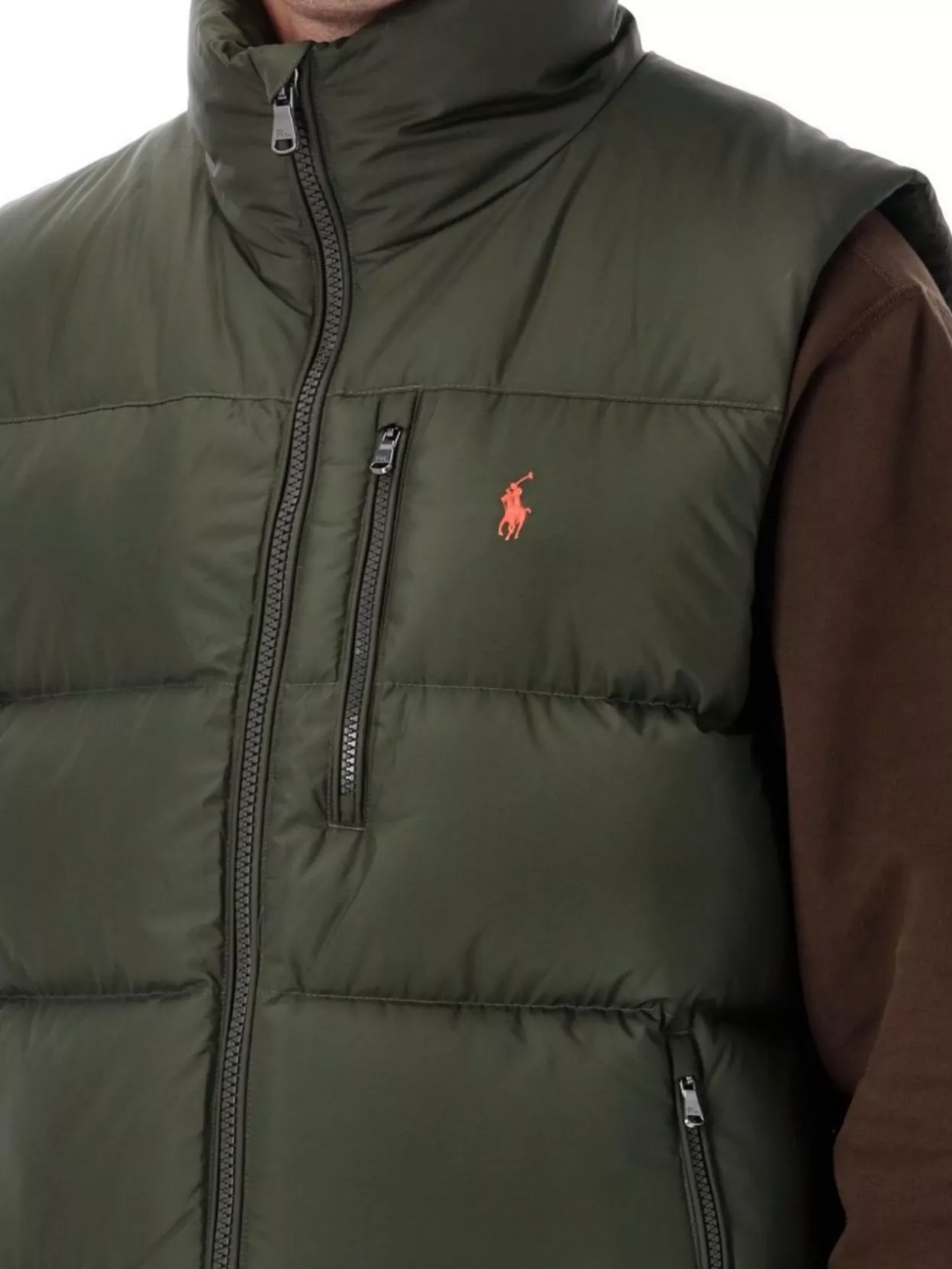 Polo Ralph Lauren Quilted Sleeveless High Collar Vest