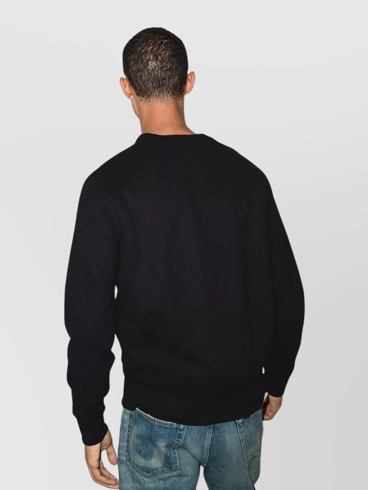 Ralph Lauren Ribbed-Trim Crew-Neck Sweatshirt