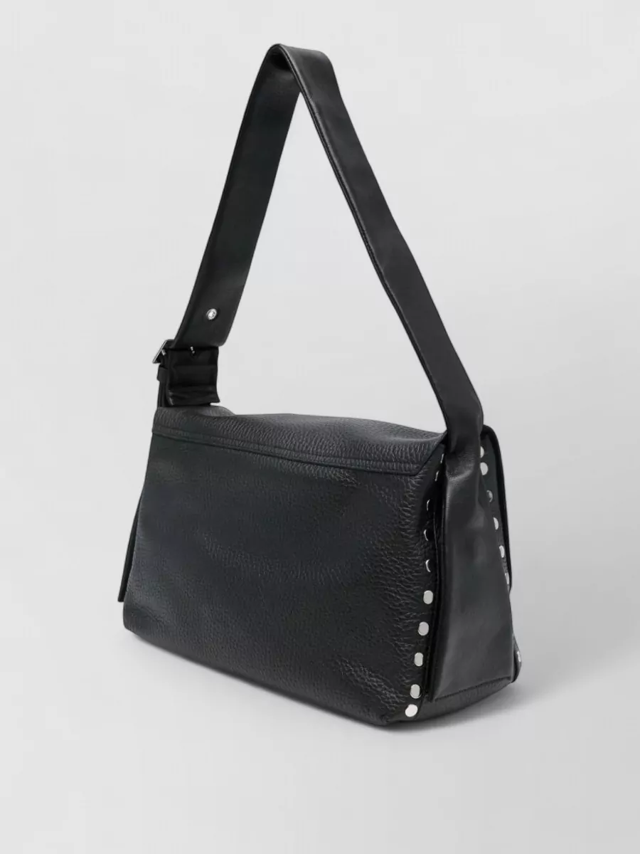 Zanellato Pebbled Leather Shoulder Bag