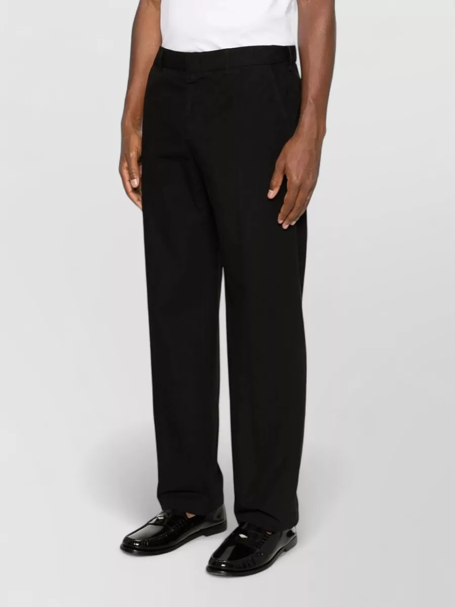 Cellar Door Cotton Straight-Leg Trousers
