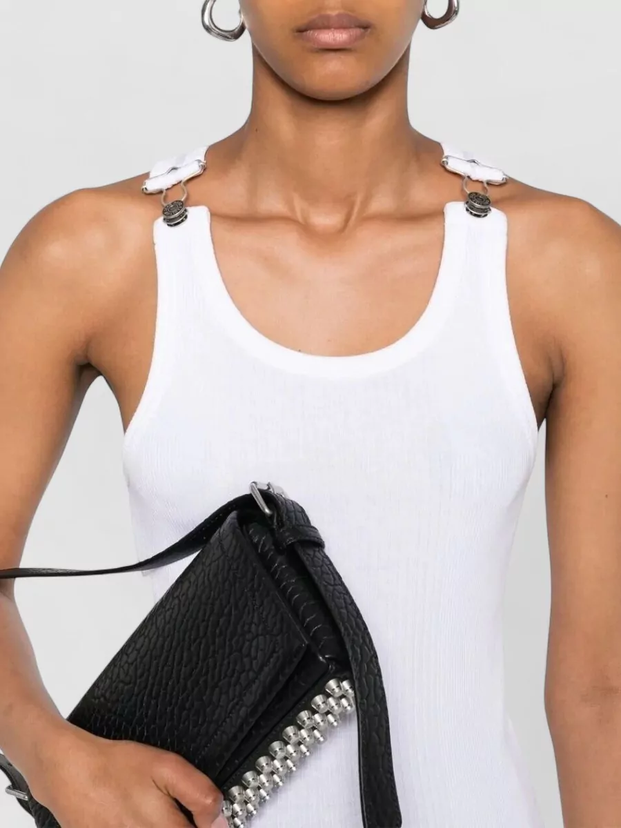 Jean Paul Gaultier Tank Top Racerback Ribbed Scoop Neck