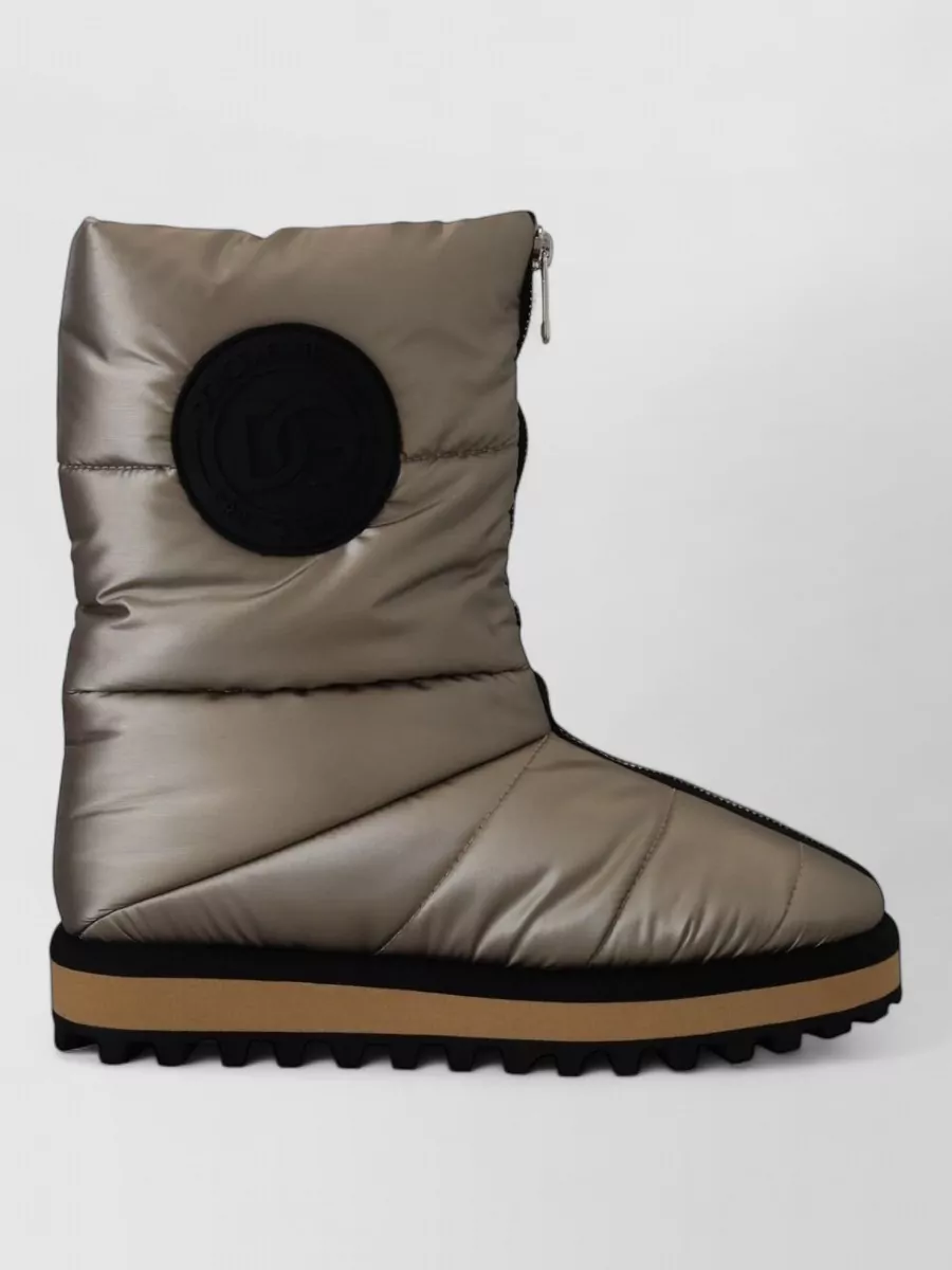 Dolce&Gabbana Quilted Mid-Calf Boots