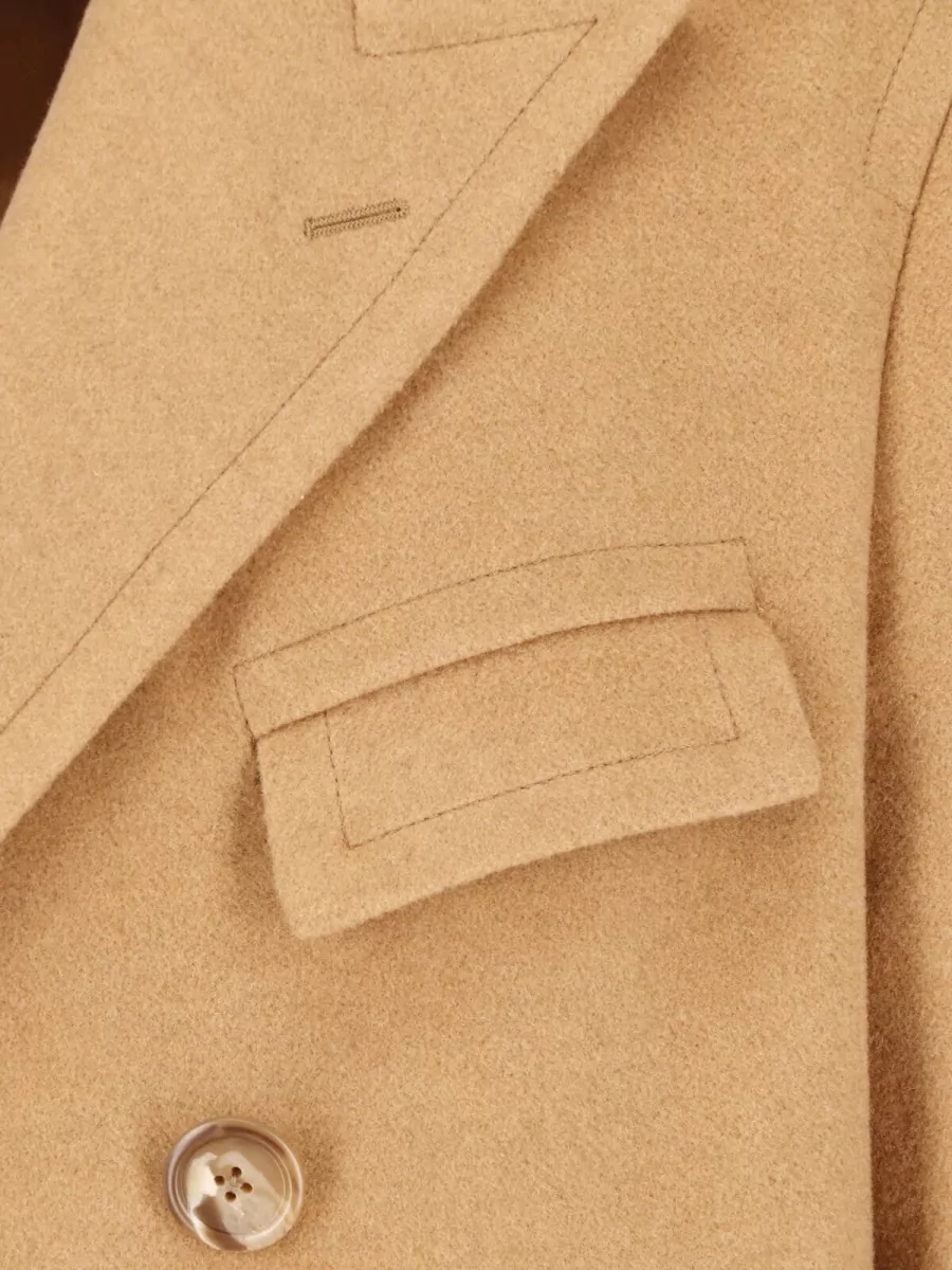 Polo Ralph Lauren Camel Hair Double-Breasted Coat