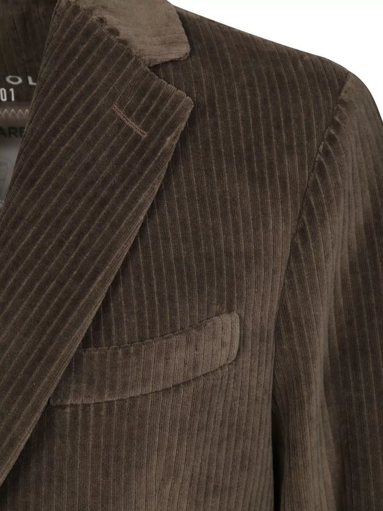 Circolo 1901 Ribbed Velvet Jacket Chest Pocket
