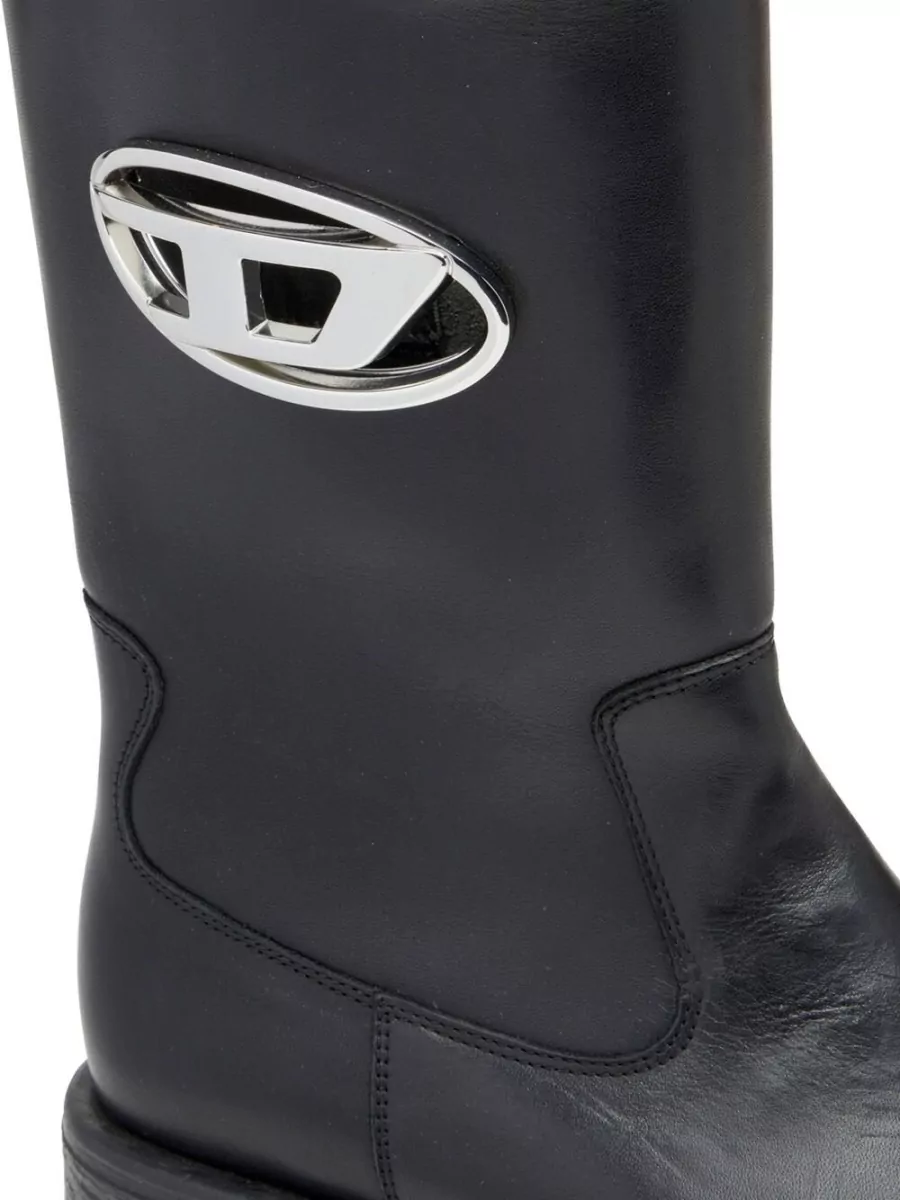 Diesel Leather Ankle Boots