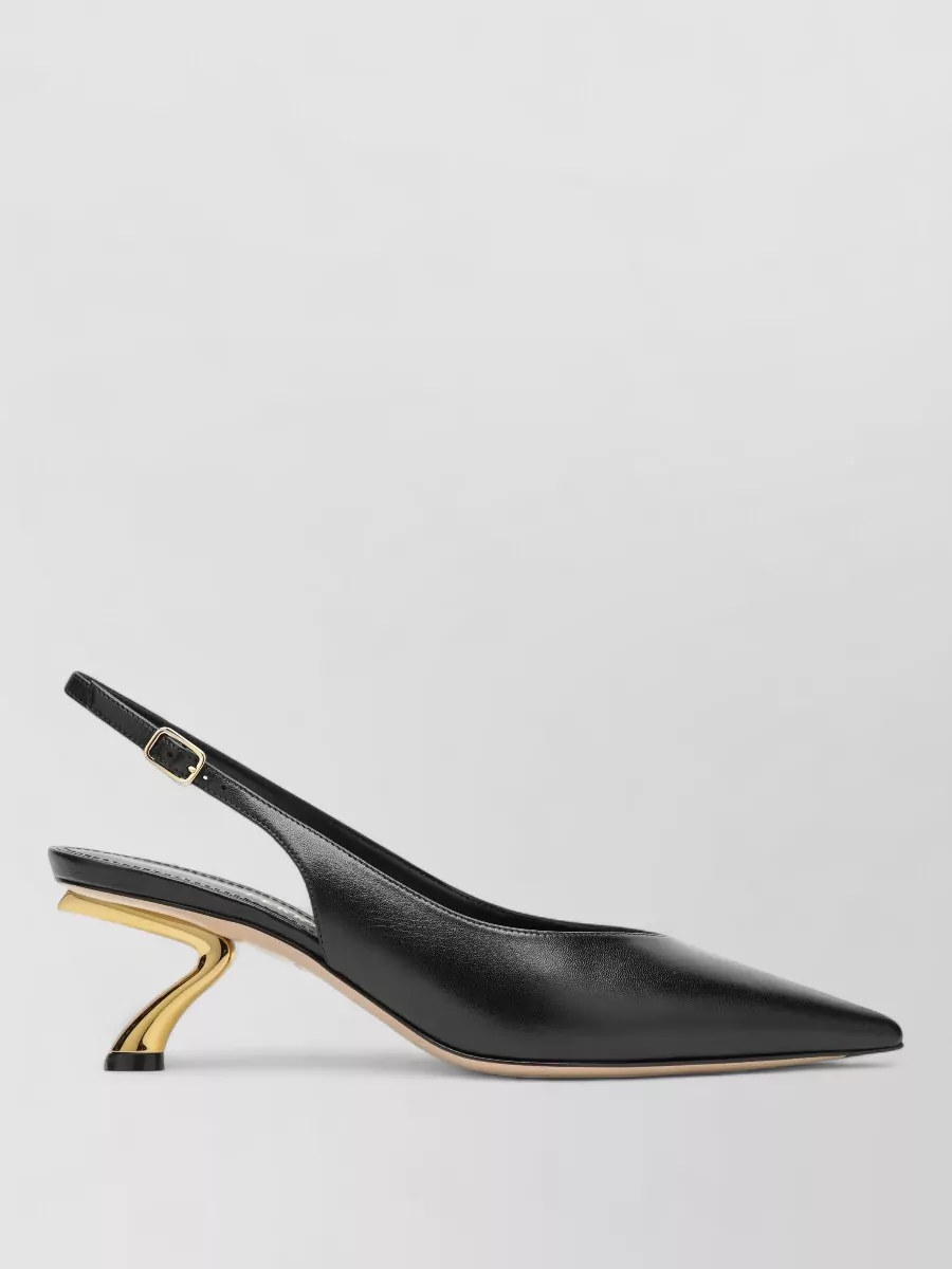 Ferragamo Leather Slingback Pumps