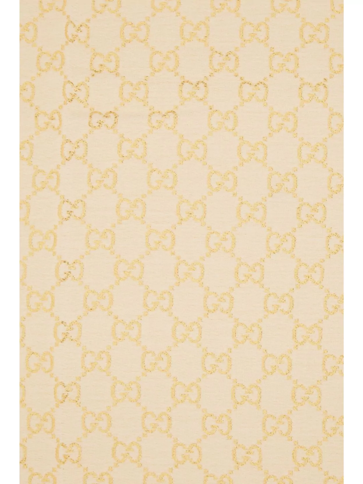 Gucci Embroidered Wool Blend Reversible Scarf