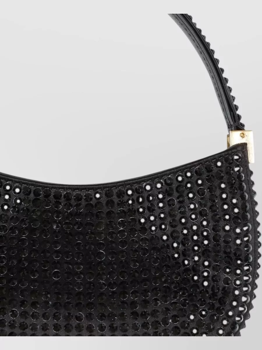 Magda Butrym Vesna Micro Leather Crystal-Embellished Clutch Bag