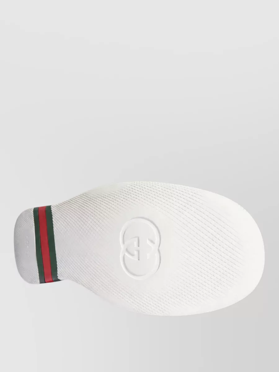 Gucci Leather Low-Top Sneakers