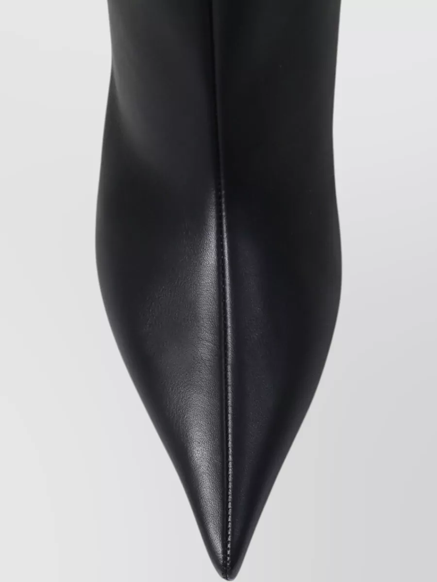 Amina Muaddi Fiona Knee Boot Pointed Toe 60