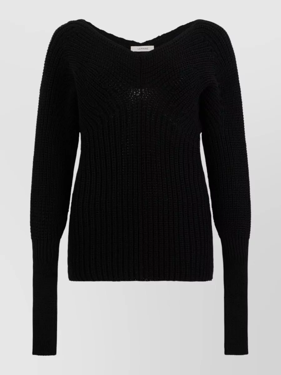 Lemaire Wool v-neck sweater