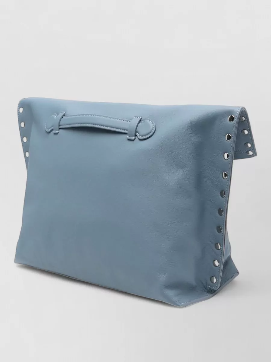 Zanellato Studded Leather Tote Bag