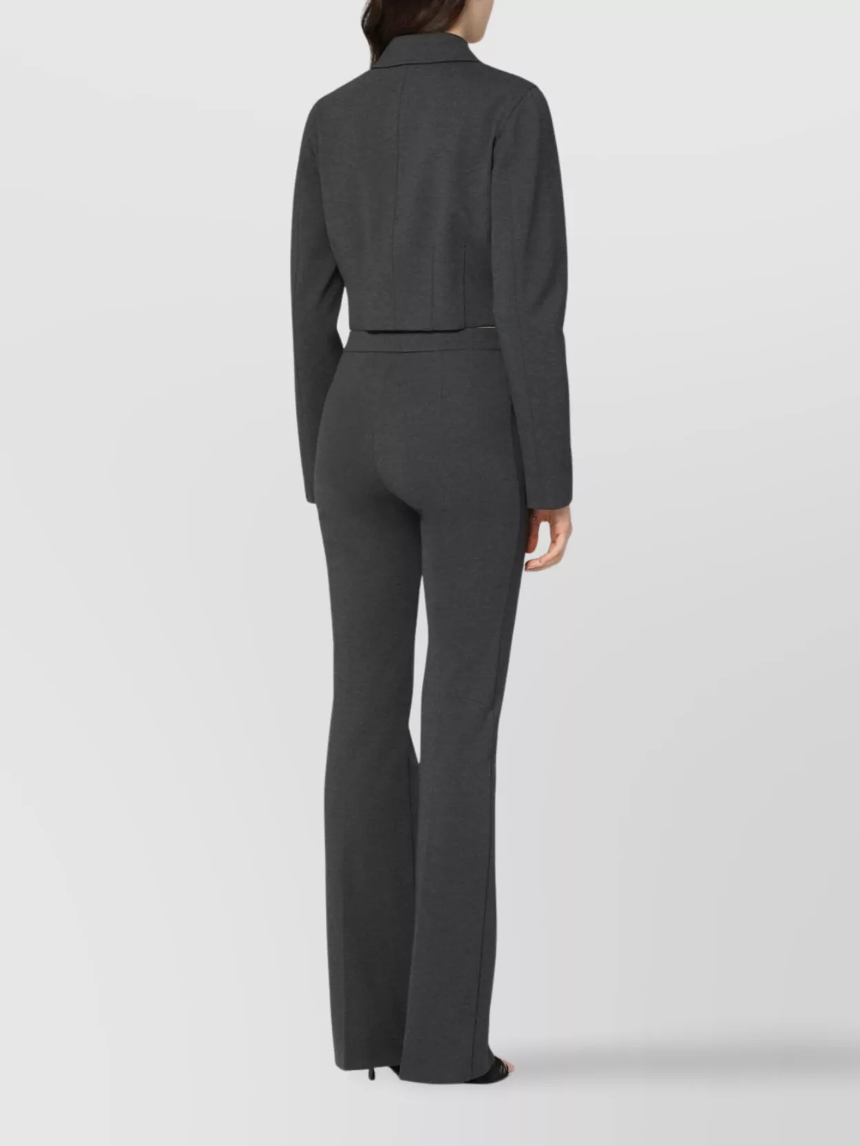 Pinko Cropped Length Single-Breasted Jacket