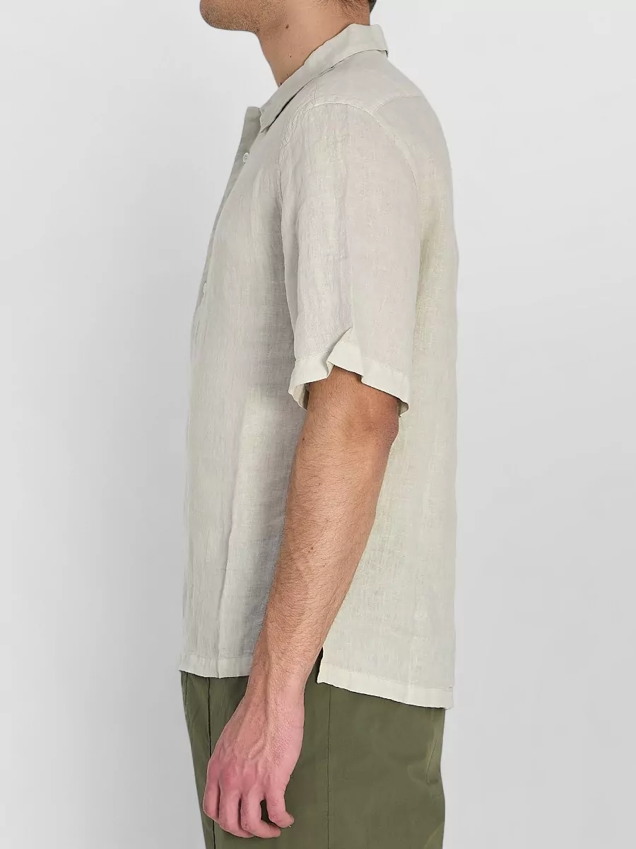Barena Linen Short-Sleeve Regular-Fit Shirt