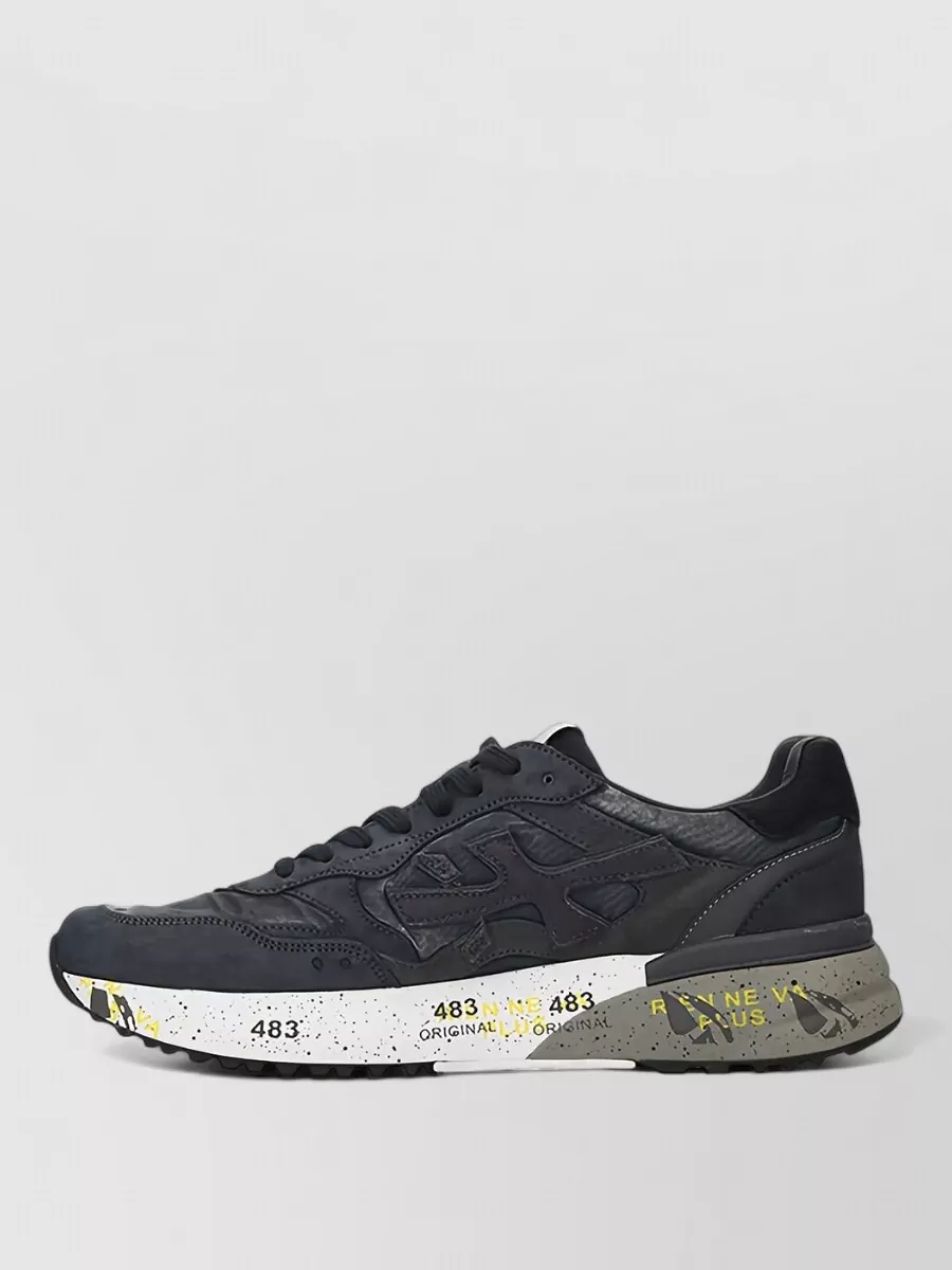 Premiata Leather Low-Top Sneakers
