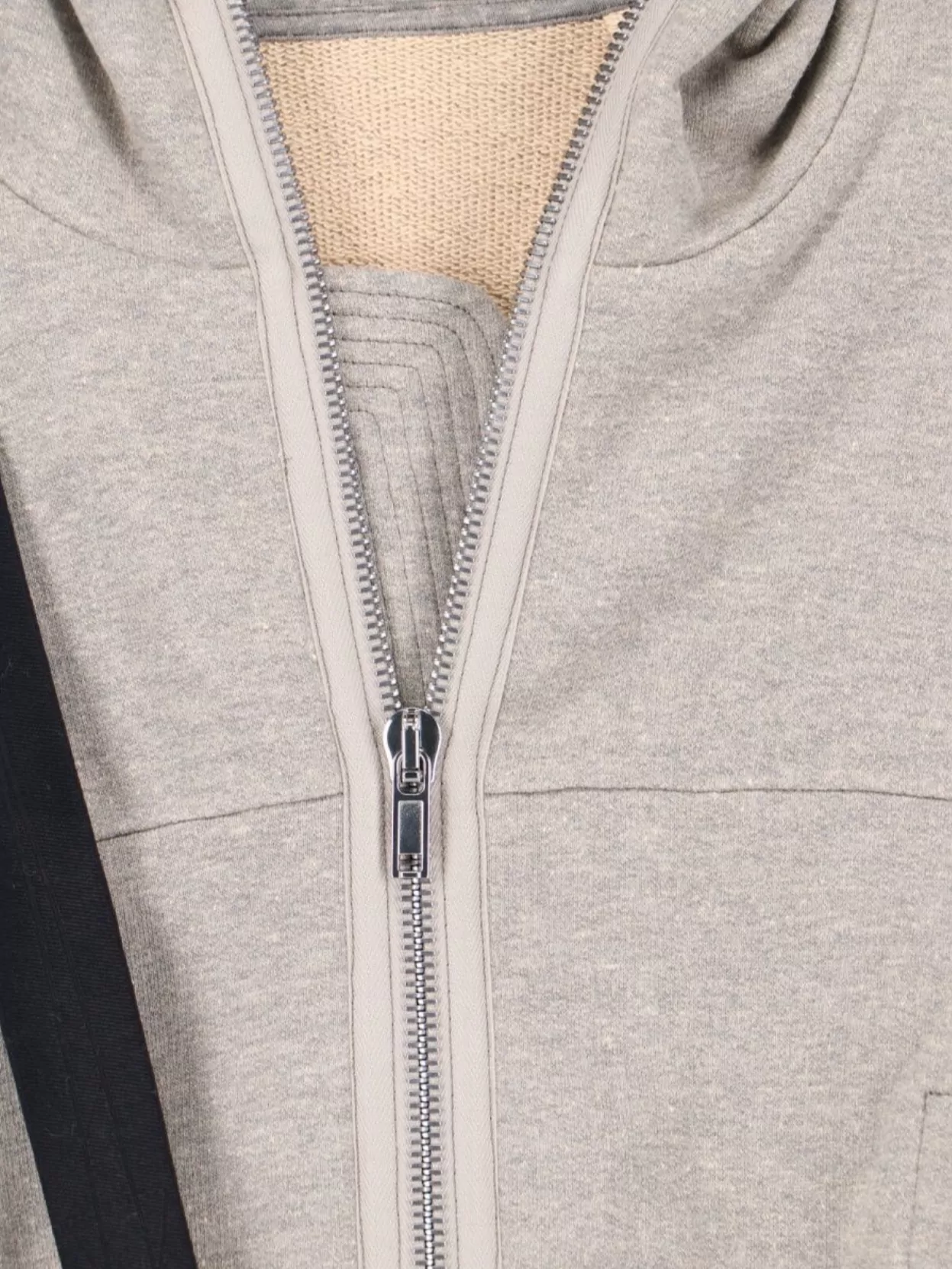 Rick Owens Drkshdw Cropped Hooded Long Sleeve Knit Sweatshirt