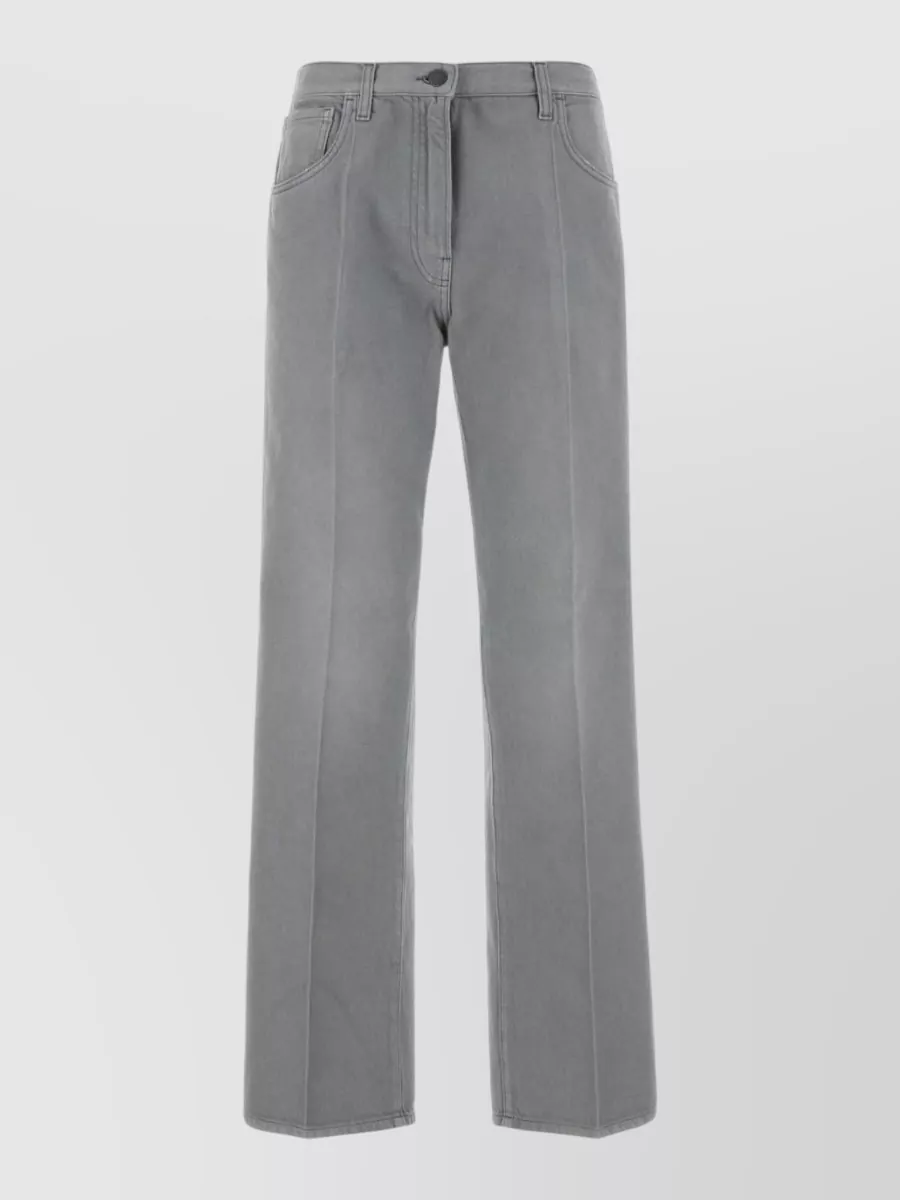 Prada denim straight-leg trousers