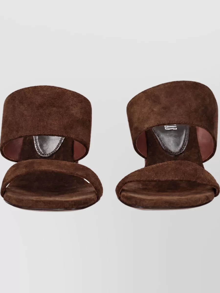 Paris Texas Leather Platform Mules