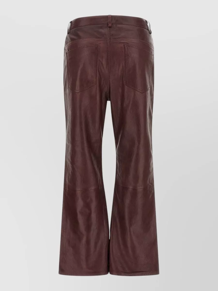 Rotate Birger Christensen Flared Leather Pants