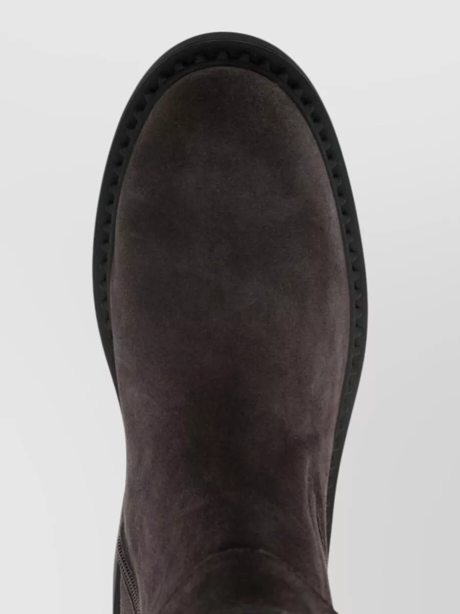 Ash Ankle Boots Block Heel Round Toe