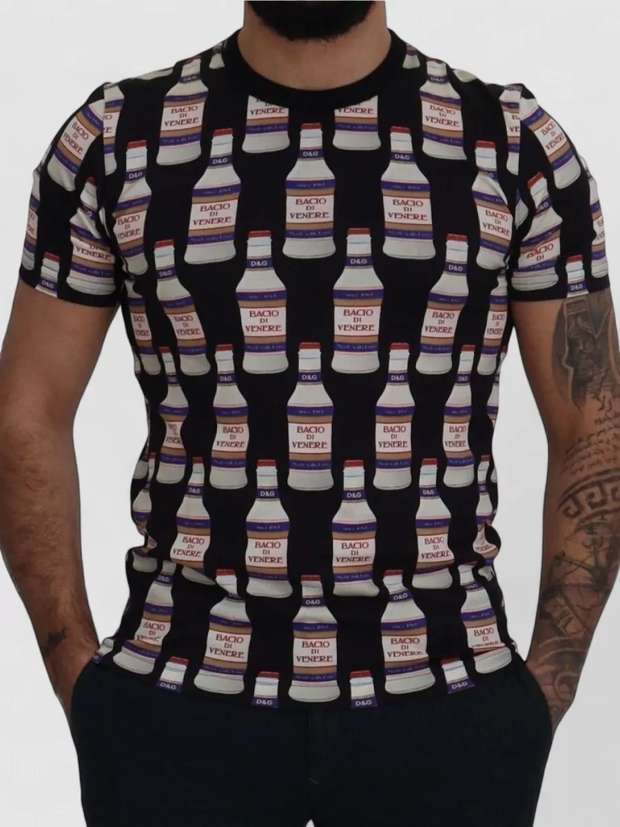 Dolce&Gabbana cotton printed crew t-shirt