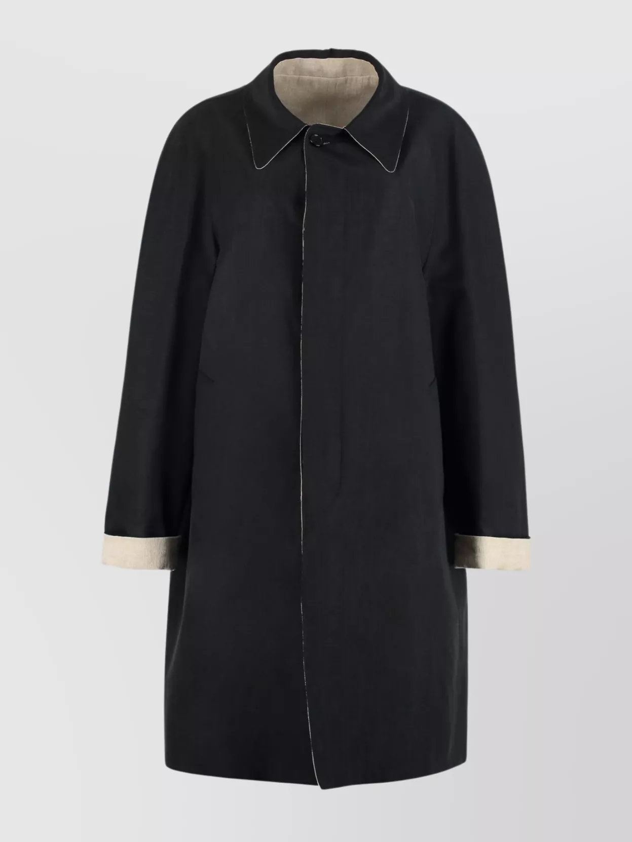 Maison Margiela Reversible Trench-Coat With Contrast Cuffs