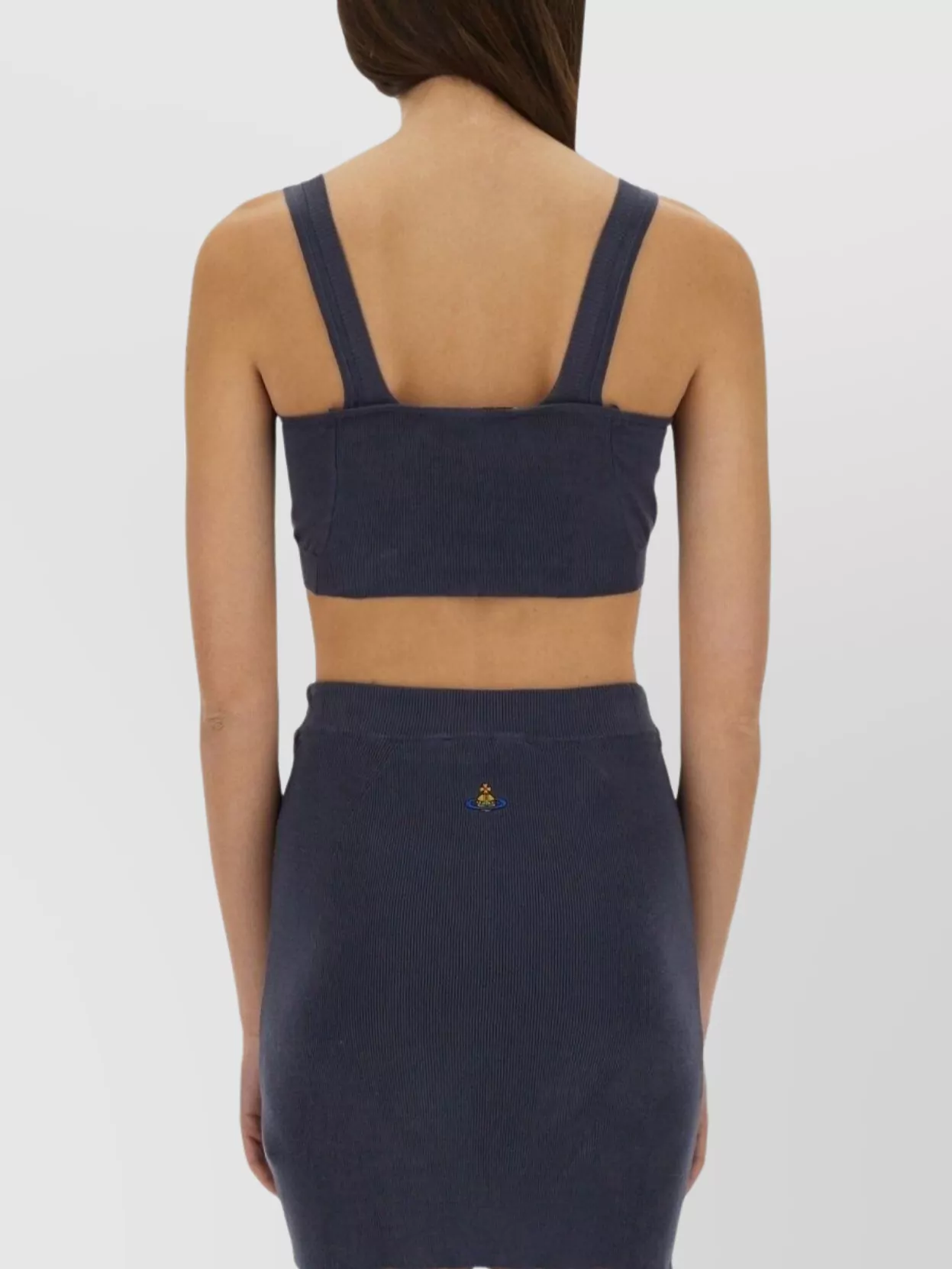 Vivienne Westwood Cropped Sleeveless Ribbed Top