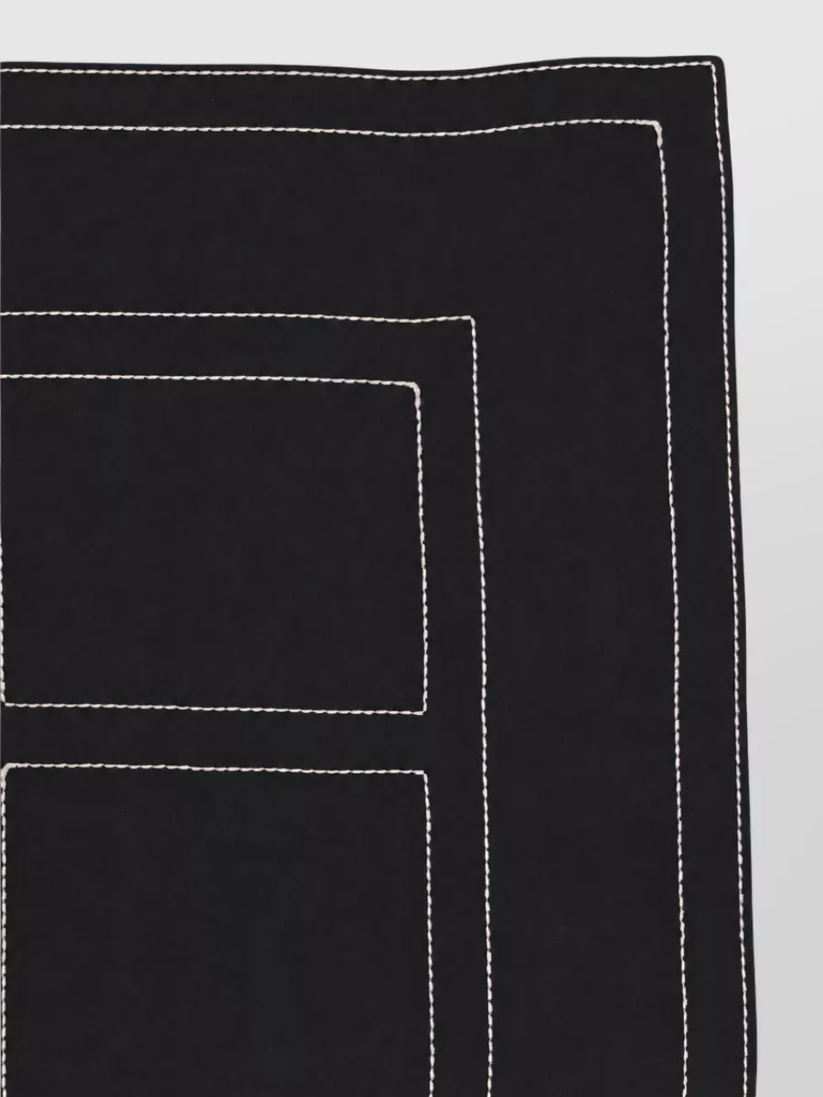 Totême Silk Embroidered Scarf