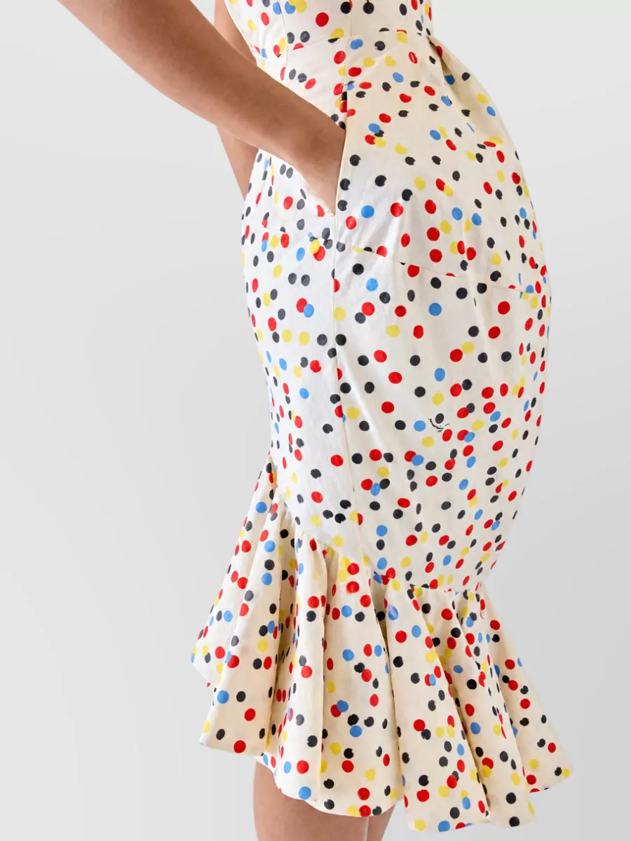 Jacquemus Printed Bustier Midi Dress