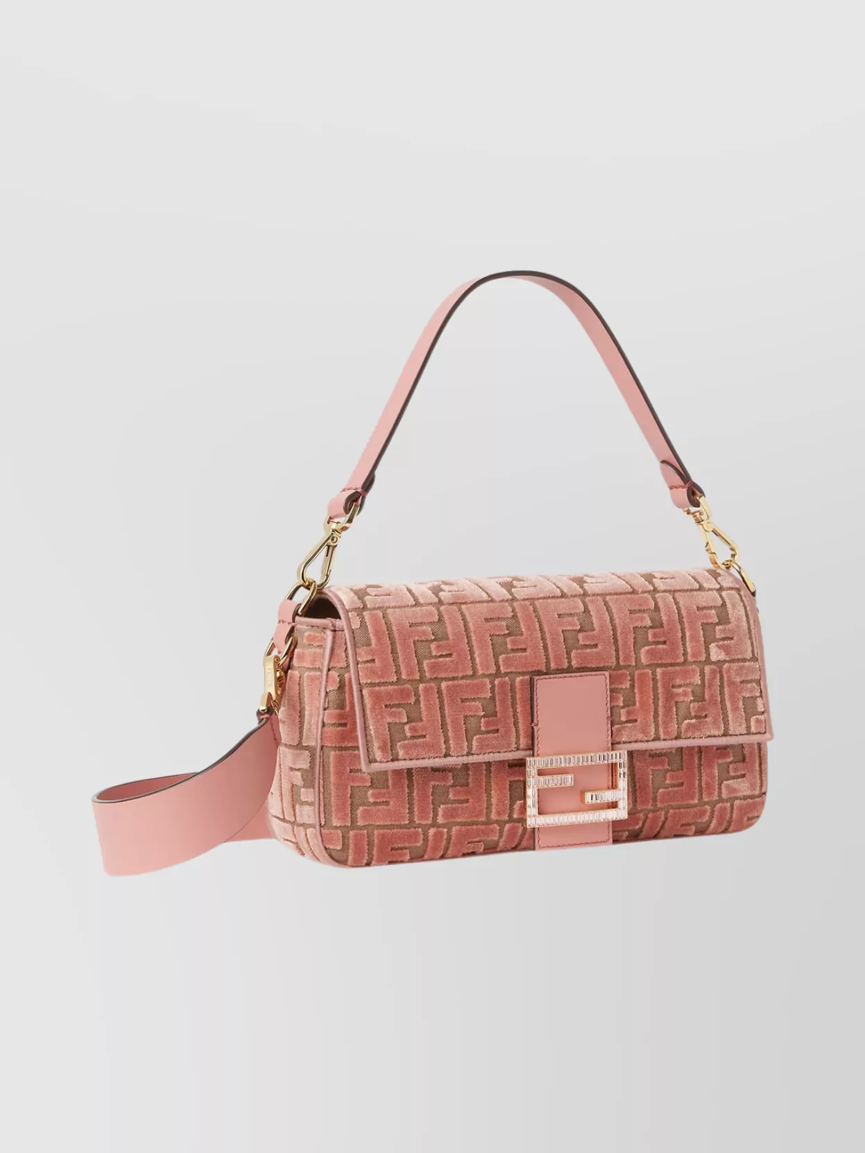 Fendi Top Handle Shoulder Bag Buckle