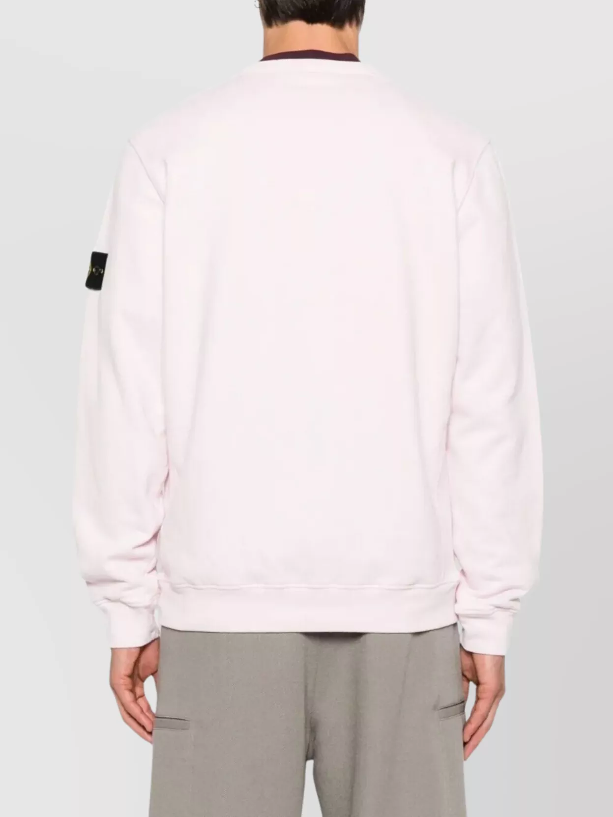 Stone Island Cotton Fleece Crew Neck Sweatshirt