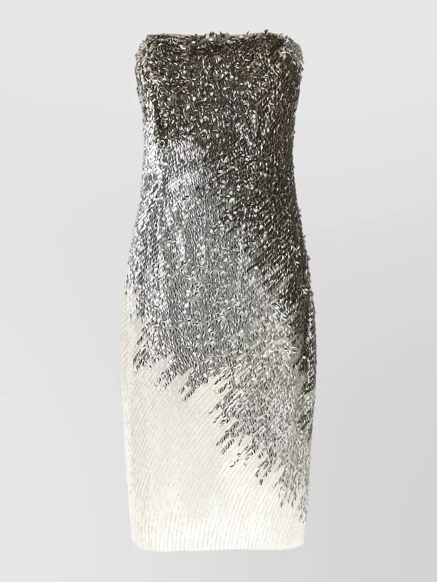 Elisabetta Franchi sequined off-the-shoulder mini dress