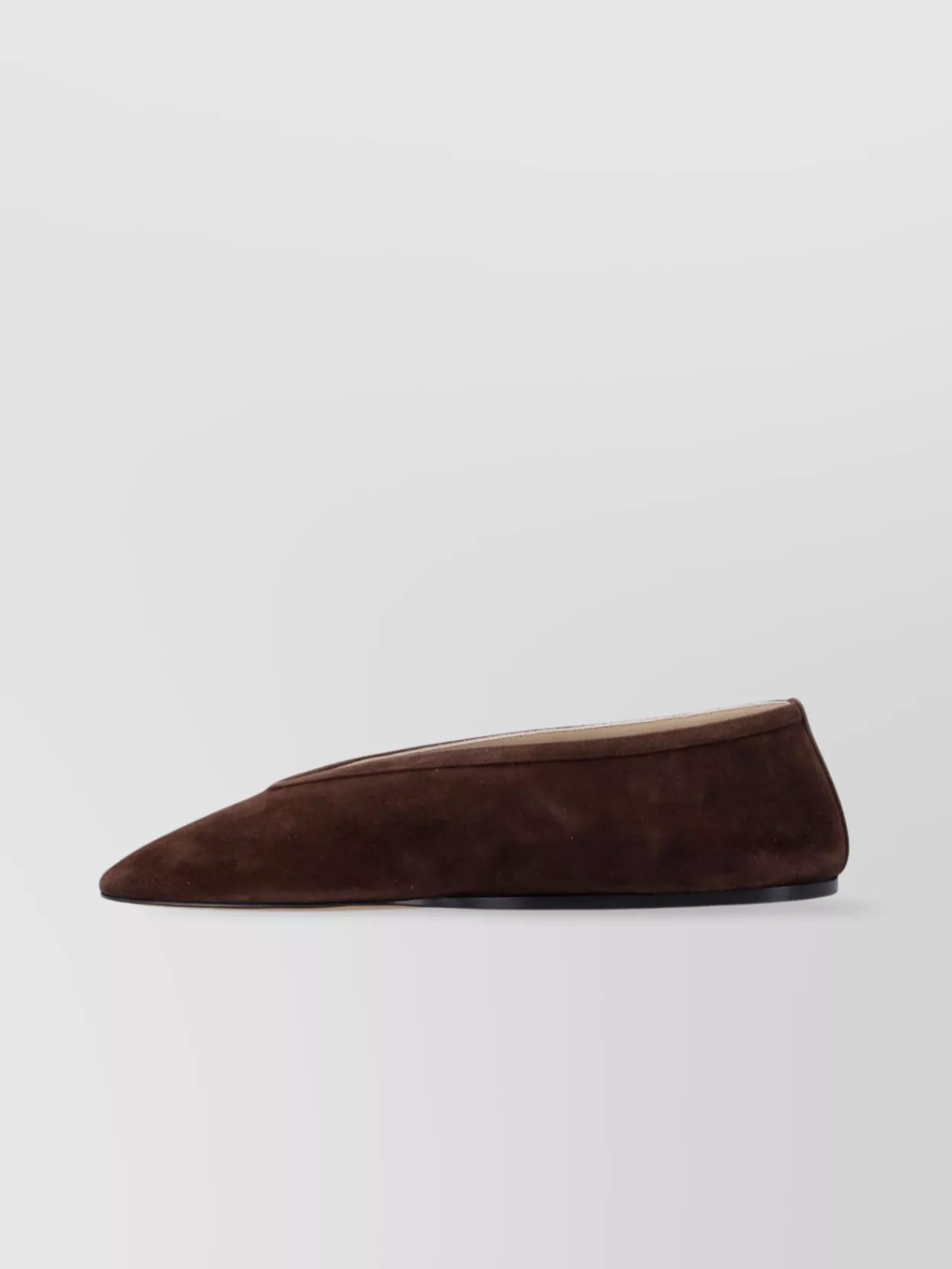 Le Monde Beryl Suede Pointed Toe Flat Sole Ballerina Shoes