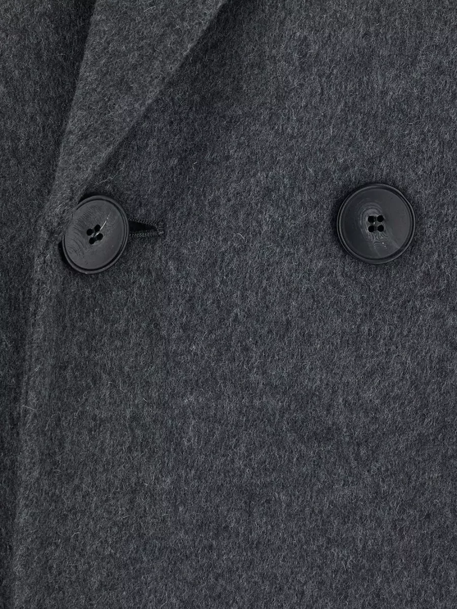 Victoria Beckham Wool Cashmere Double Breasted Coat
