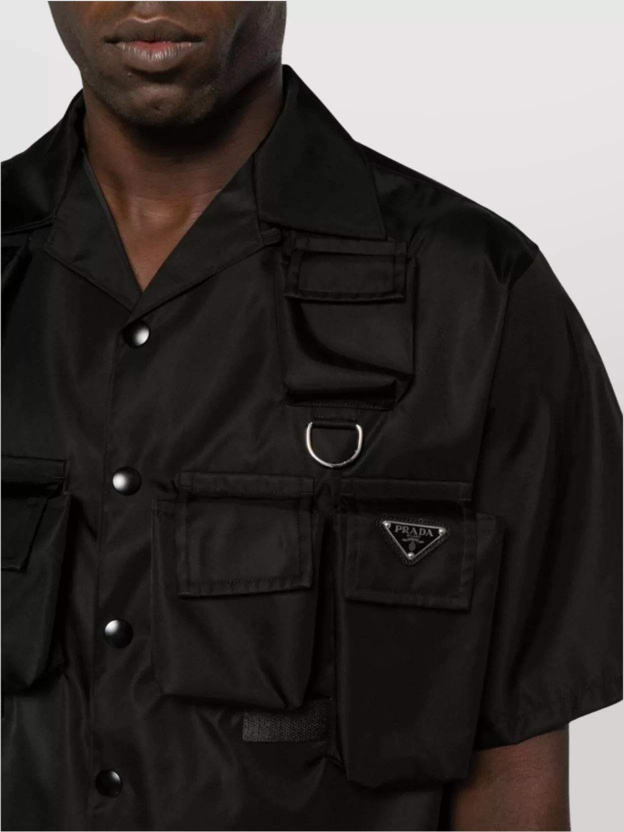 Prada Nylon Short Sleeves Shirt