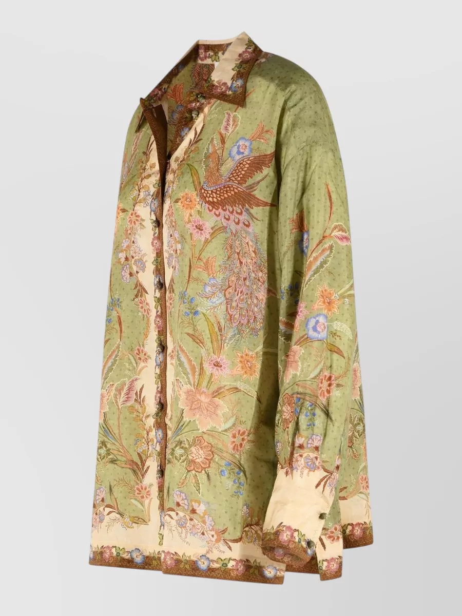 Zimmermann Silk Floral-Print Shirt