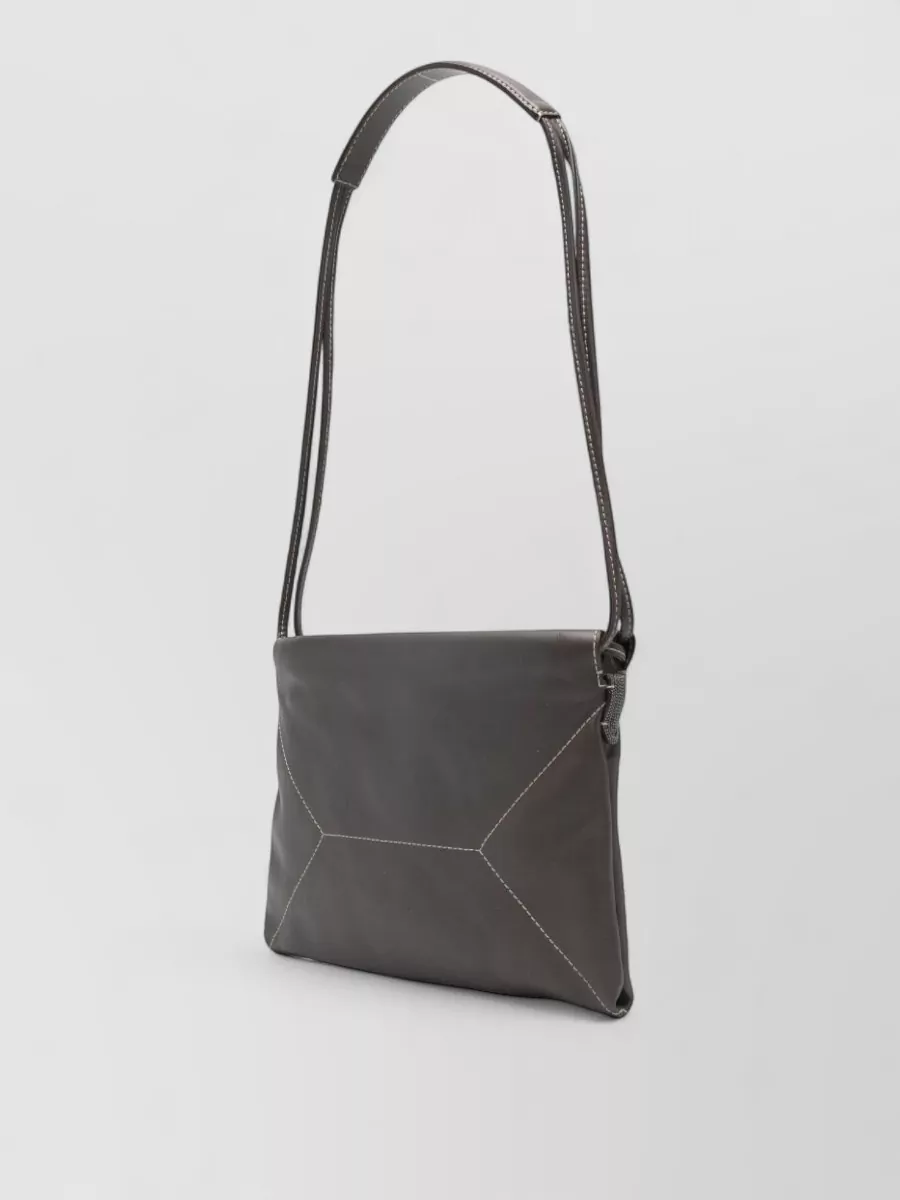 Brunello Cucinelli Leather Shoulder Bag